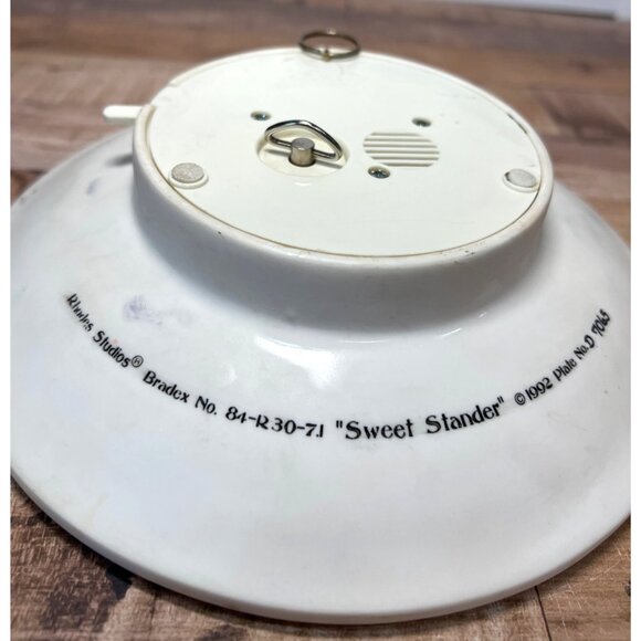 Vtg Bradex Sweet Stander Carousel Horse Collector Decorative Plate Plays Music - Picture 4 of 6